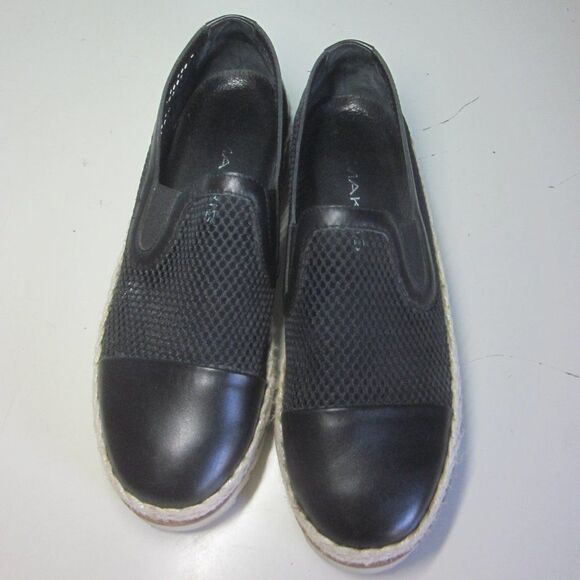 Makris Womens Size 8 / 38.5 Slip On Platform Espadrille Loafer Casual Shoes - Picture 12 of 14